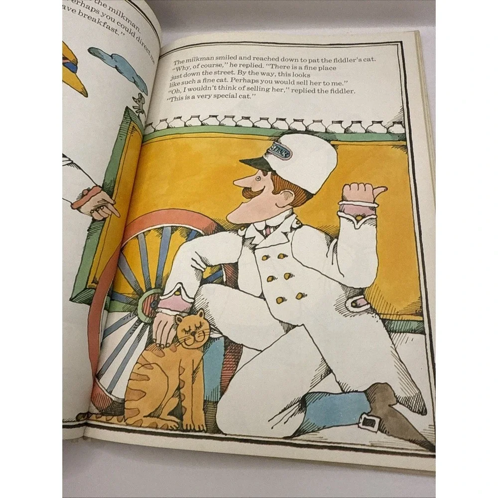 Jacky Jeter The Cat And The Fiddler 1968‎ Hardcover VTG Illustrated